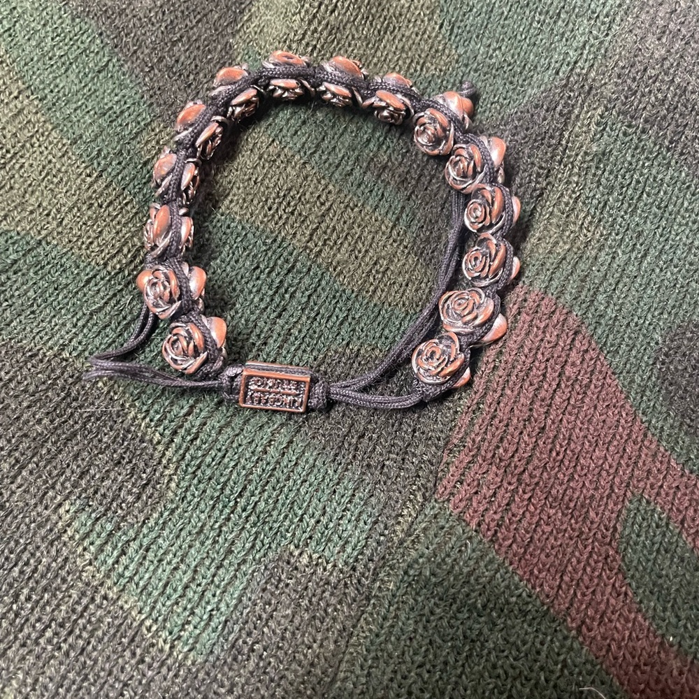 King baby black rose bracelet